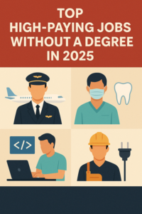 Top High-Paying Jobs Without a Degree in 2025: Lucrative Careers Await