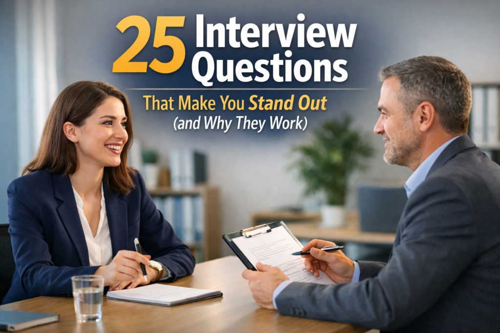 25 Interview Questions That Make You Stand Out (and Why They Work) DAVRON