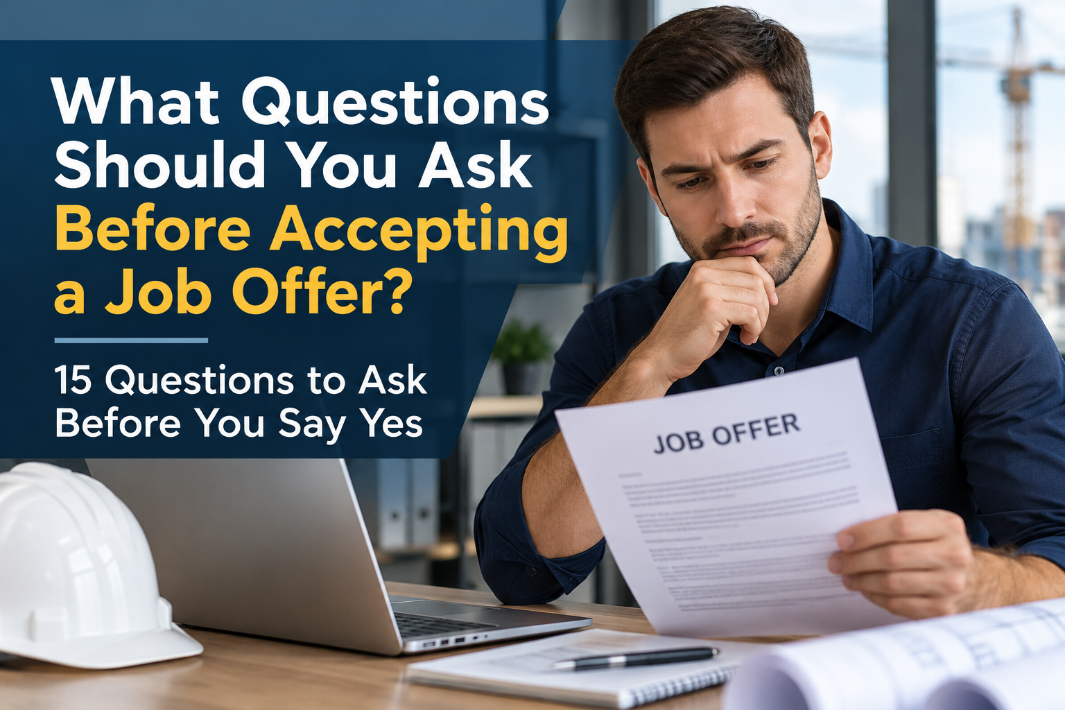 Questions Before Accepting a Job Offer