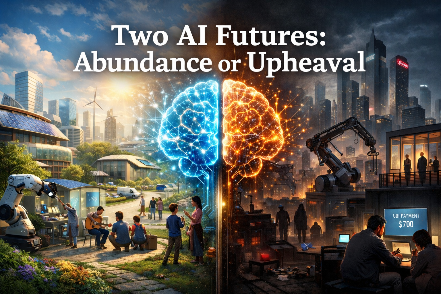 Two AI Futures Abundance or Upheaval