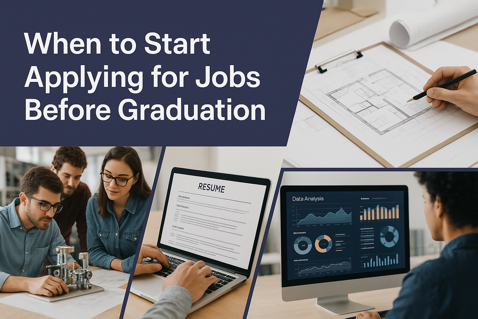 When to Start Applying for Jobs Before Graduation A Degree-by-Degree Guide for Engineering, Architecture, AI, Healthcare & Finance